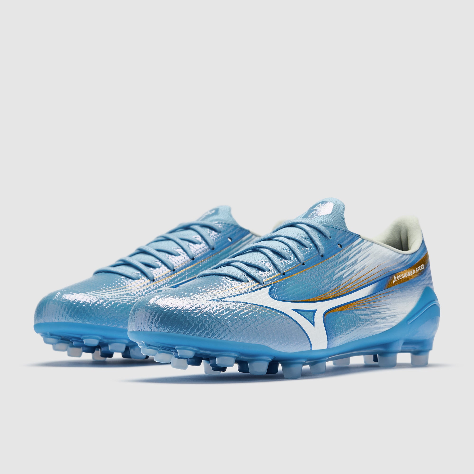 Mizuno Alpha III Made In Japan Artificial Grass - Celeste/White