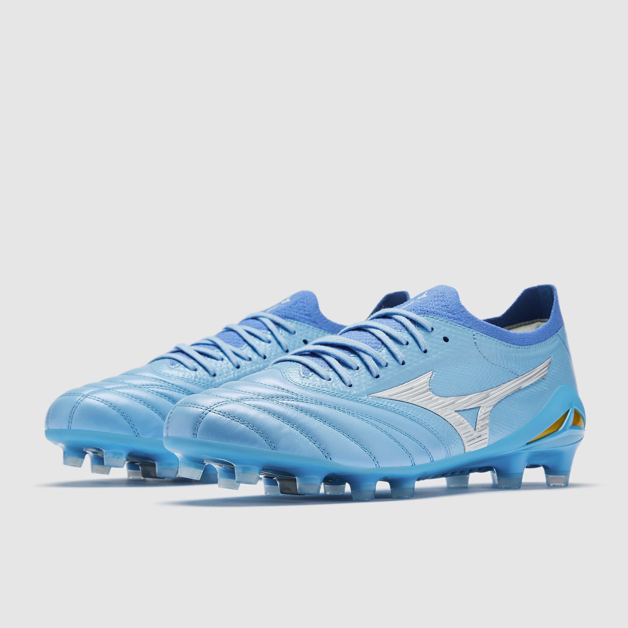 ほぼ新品⭐︎Mizuno Morelia Neoβ ライトブルー サッカーシューズ Mizuno Morelia Neo IV Beta Made In Japan Firm Ground - Celeste