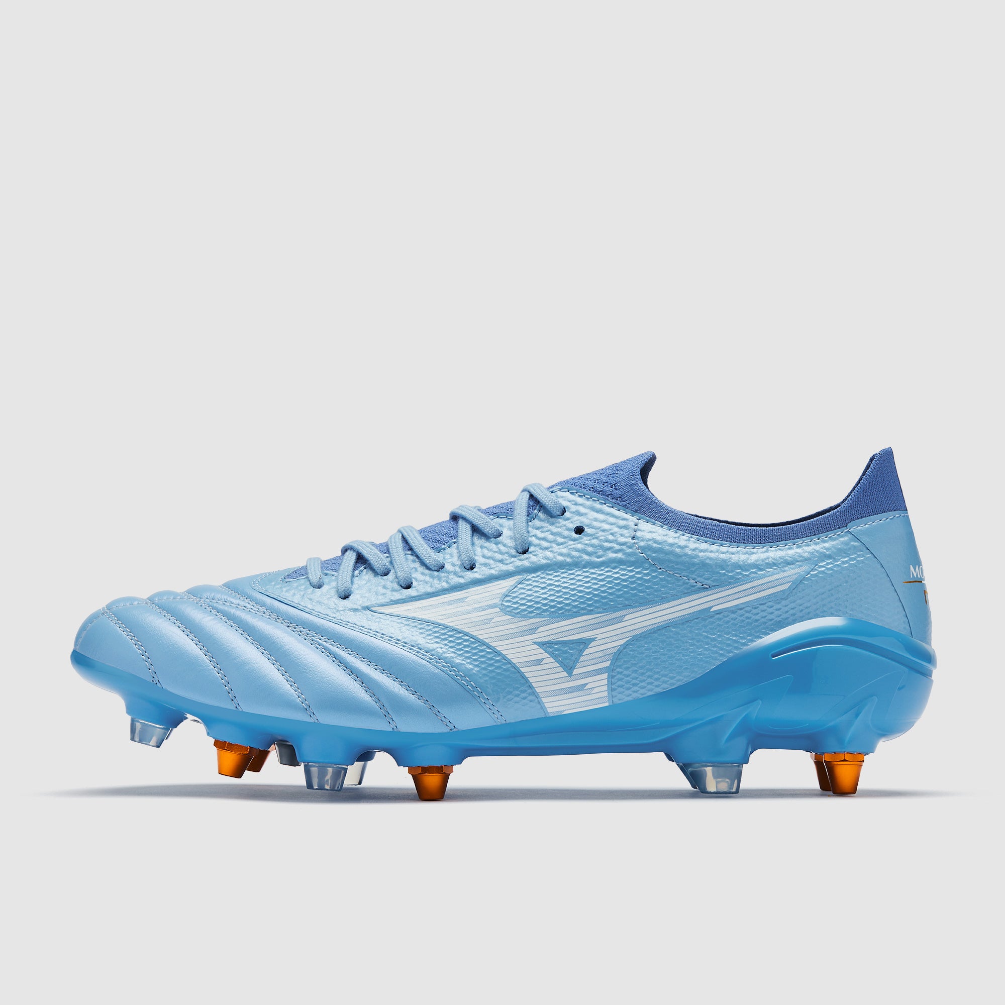 Mizuno Morelia Neo IV Beta Elite Mix Soft Ground - Celeste/White