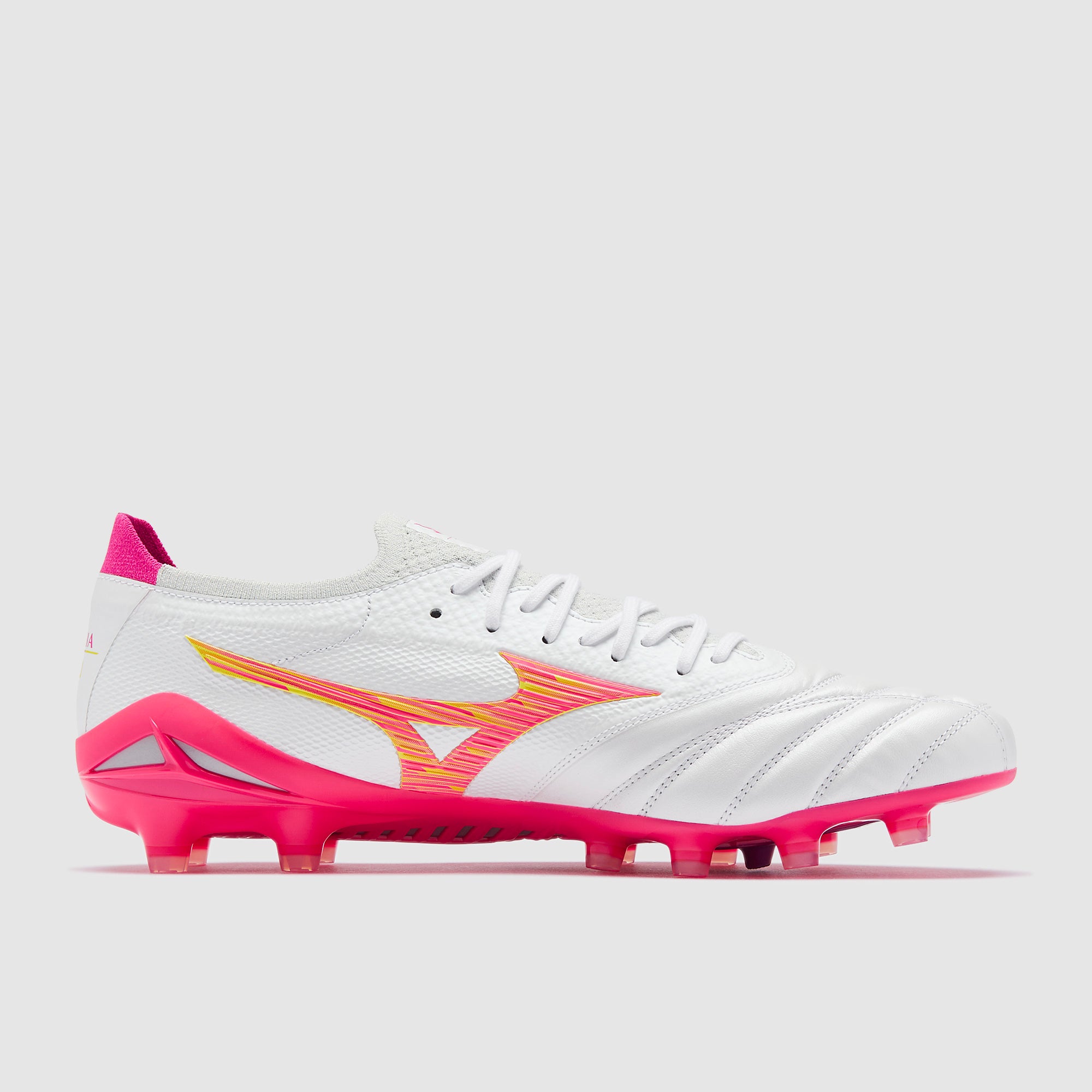 Mizuno Morelia Neo IV Beta Made In Japan Firm Ground - White/Pink