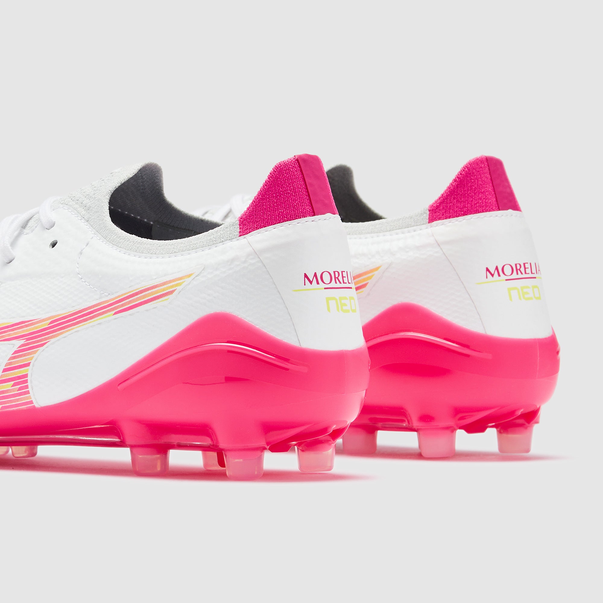 Mizuno Morelia Neo IV Beta Elite Artificial Grass - White/Pink