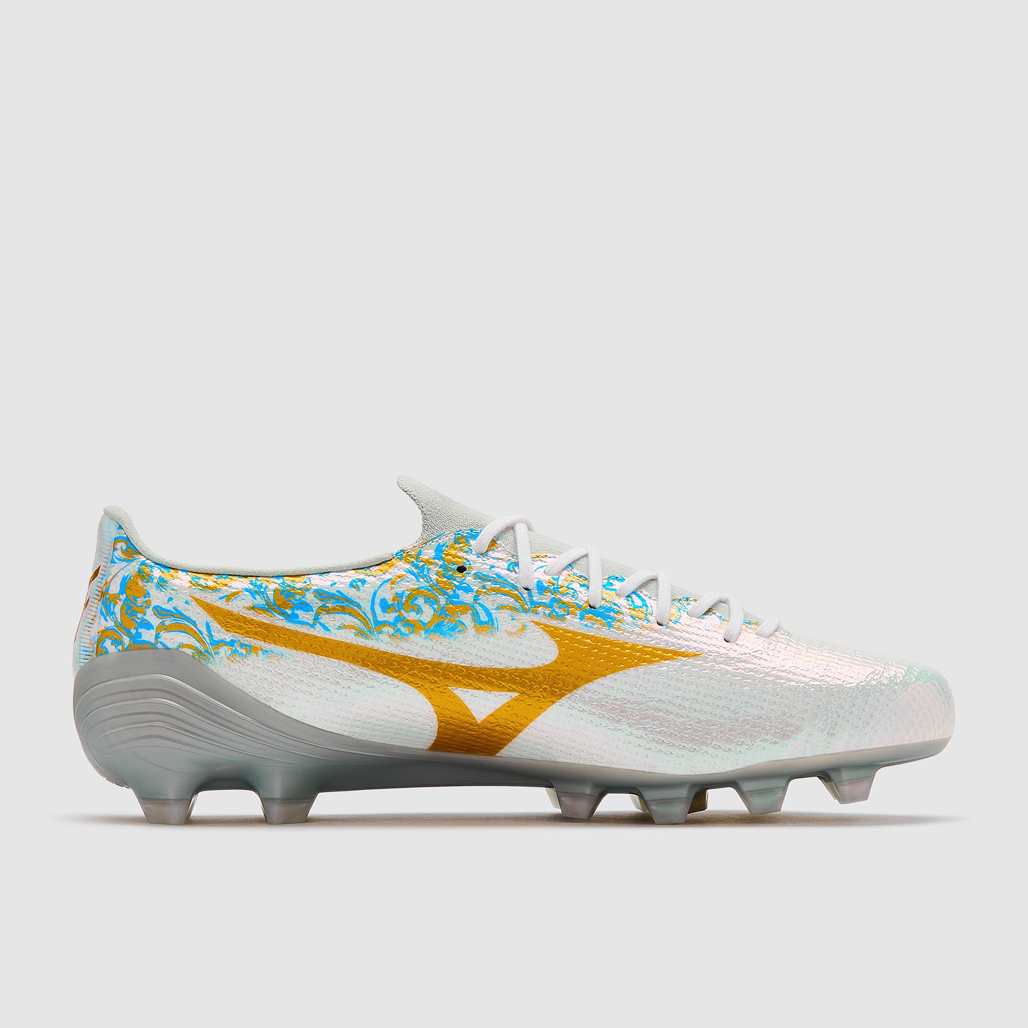 Mizuno Alpha III JF Made In Japan Firm Ground - White - Adult Boots