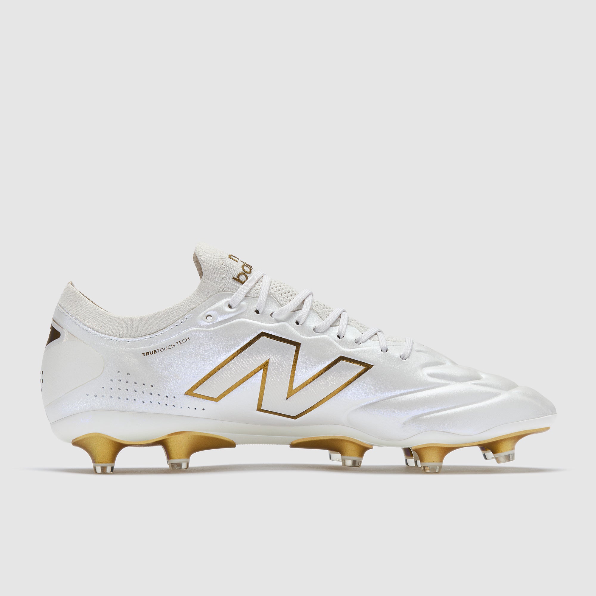 New Balance Control Fit 安全靴 ホワイト/ゴールド New Balance 442 V3 Elite FG First Edition - White/Gold Metallic
