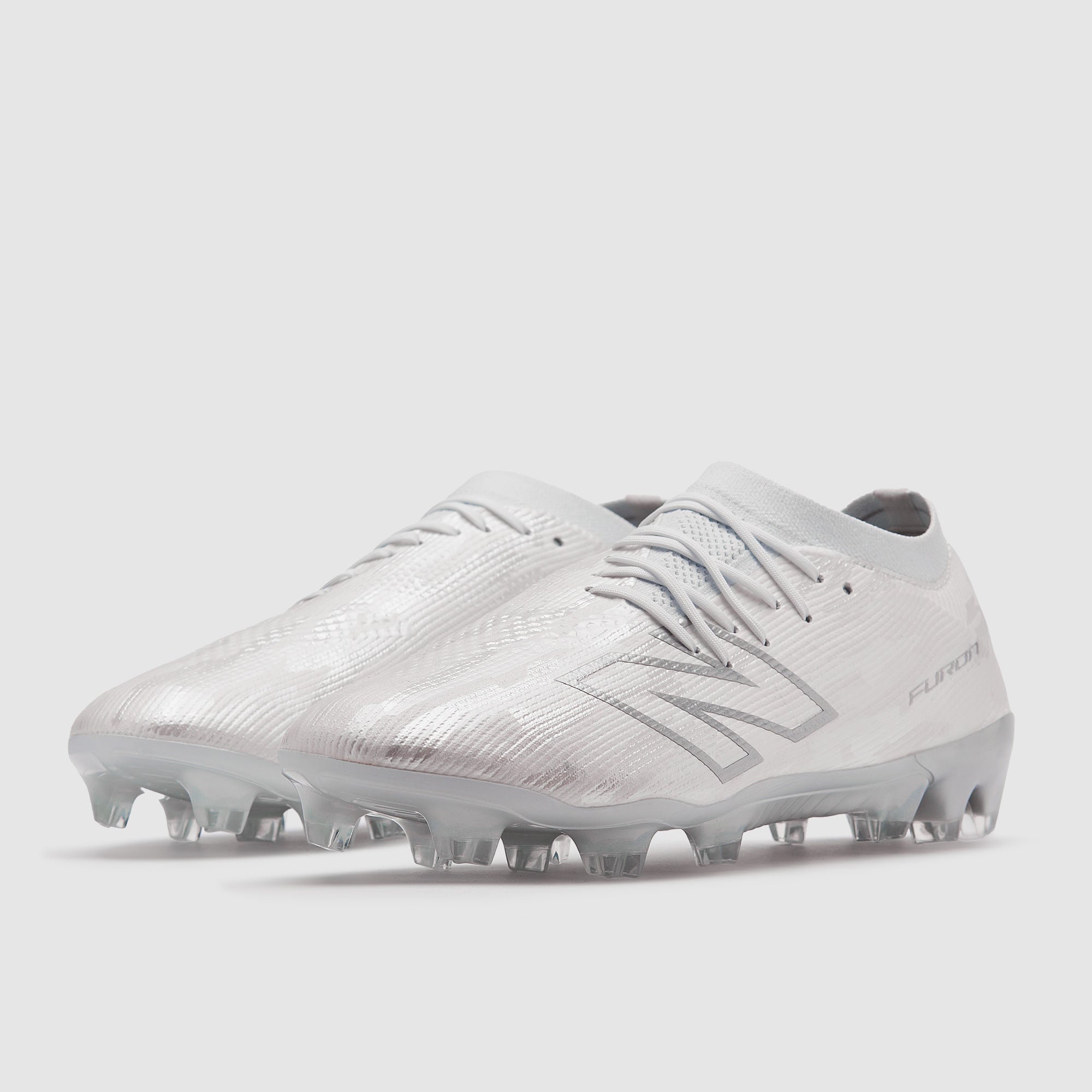 New Balance Furon V8 Elite Firm Ground - White/Libra/Grey Matter
