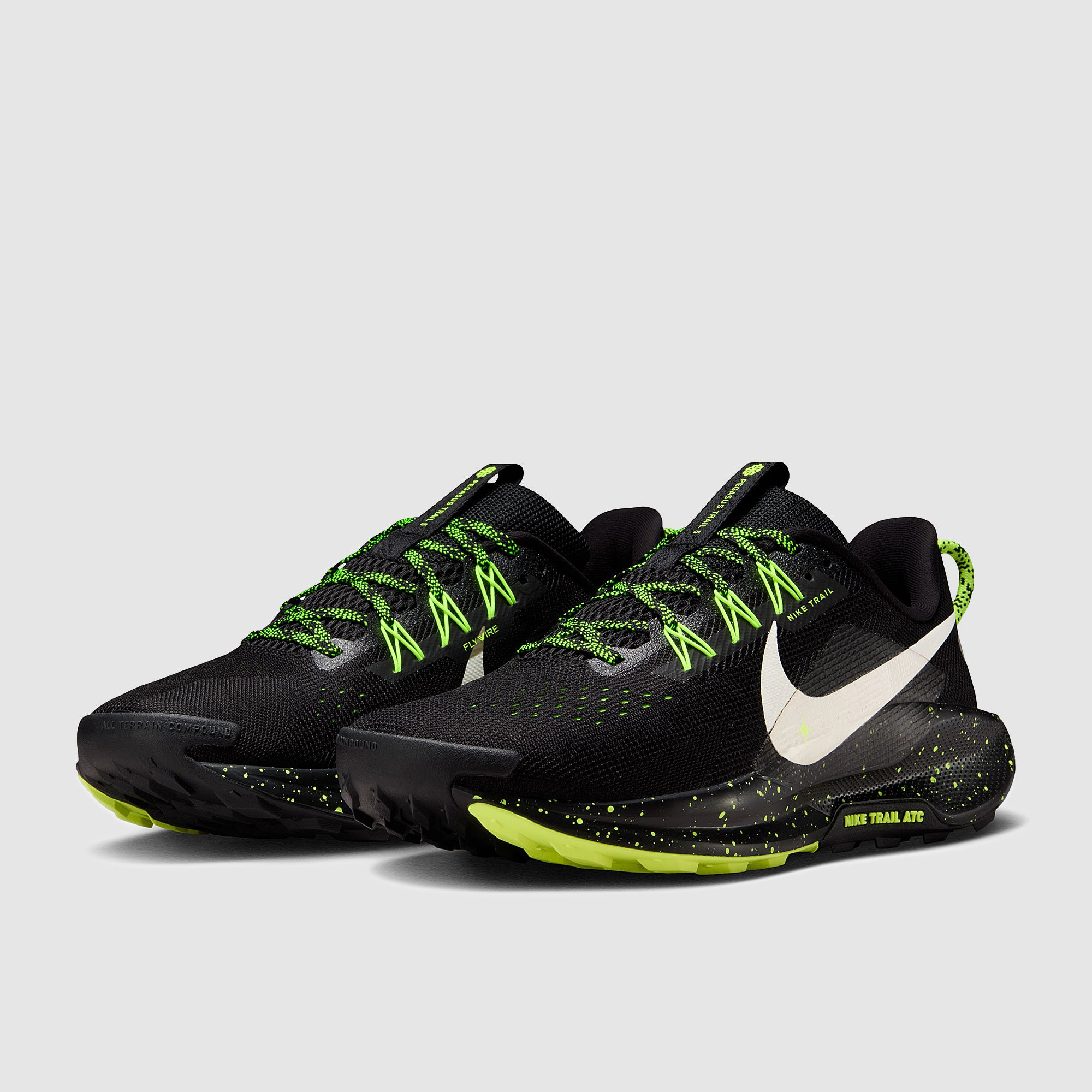 Nike ReactX Pegasus Trail 5 - Black/Phantom/Volt Ice - Mens Shoes