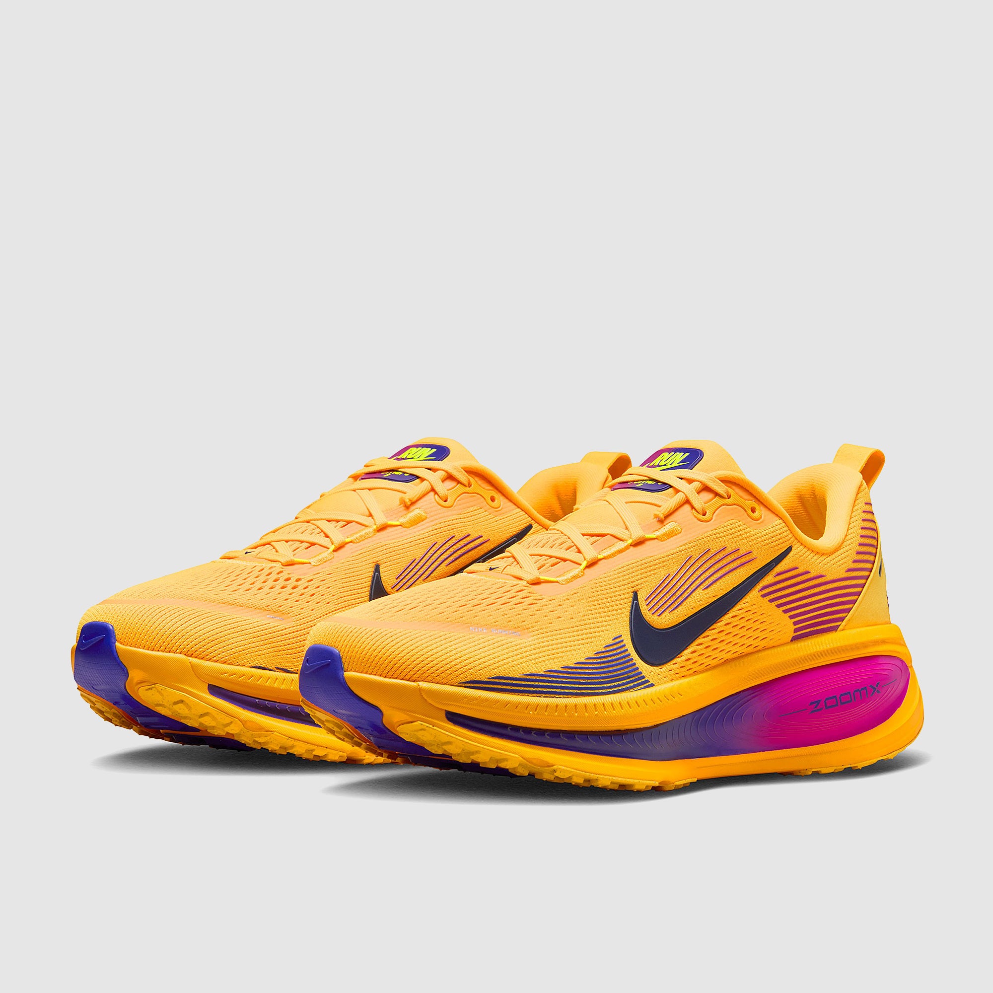 K M Pyuron オレンジ Nike Vomero 18 - Citron Pulse/Blue Void/Laser Orange/Hyper Violet