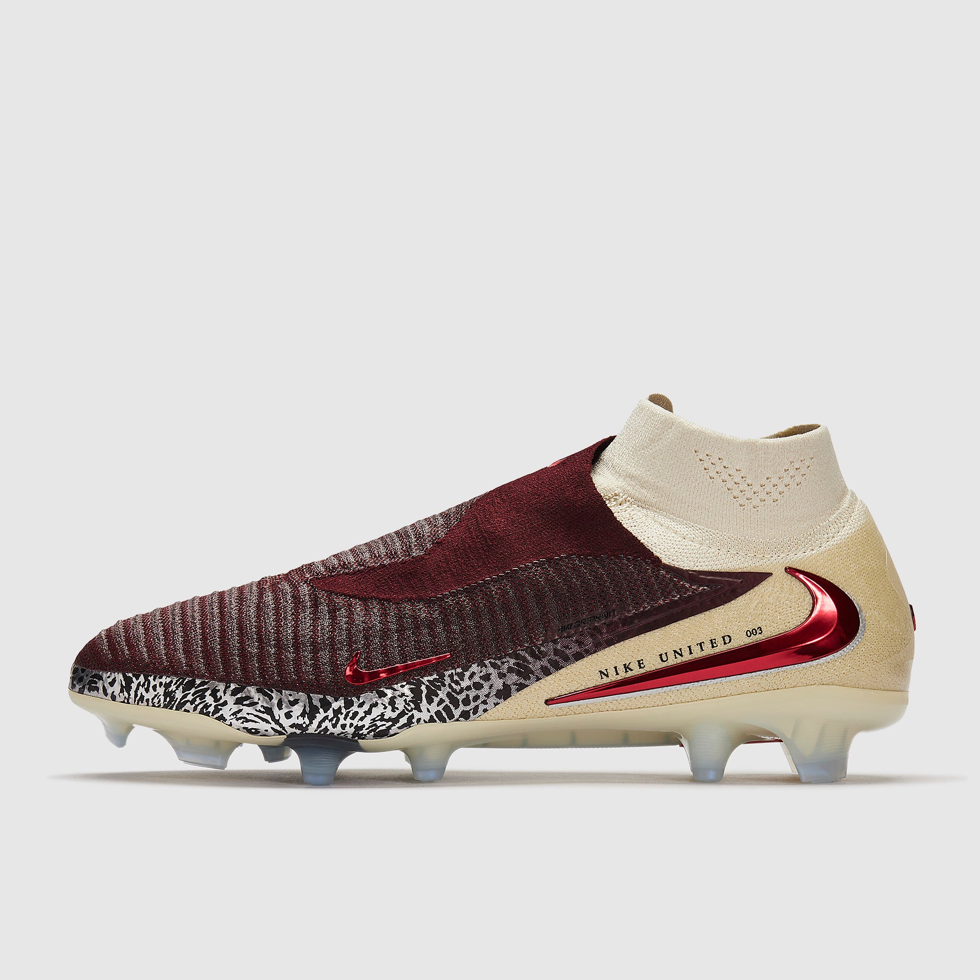 シューズ NIKE PHANTOM6 HIGH ELITE FG Nike Phantom 6 High Elite Firm Ground - Burgundy Crush/Univ Red