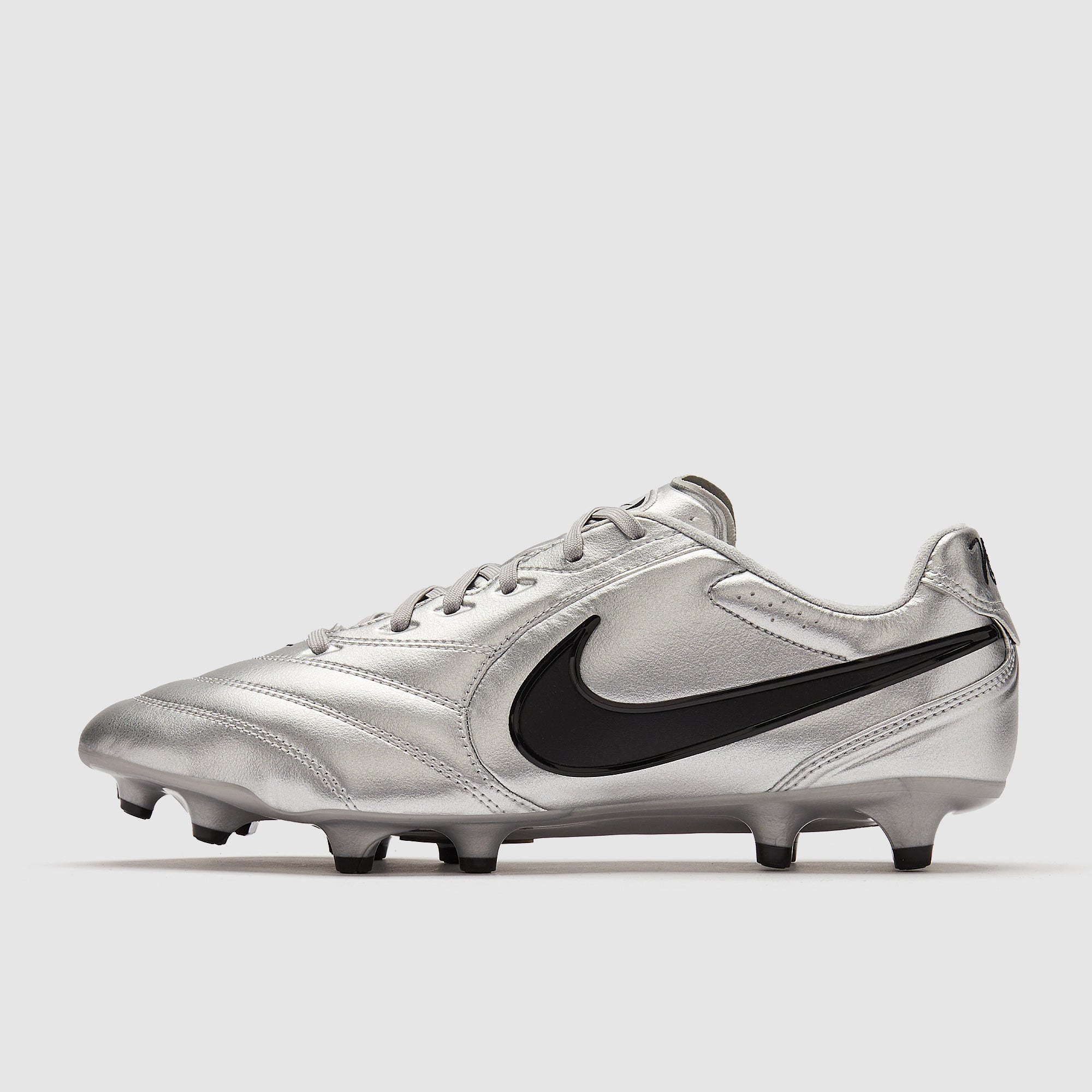 Nike Tiempo Ligera Pro Firm Ground - Mtlc Silver/Black - Adult Boots
