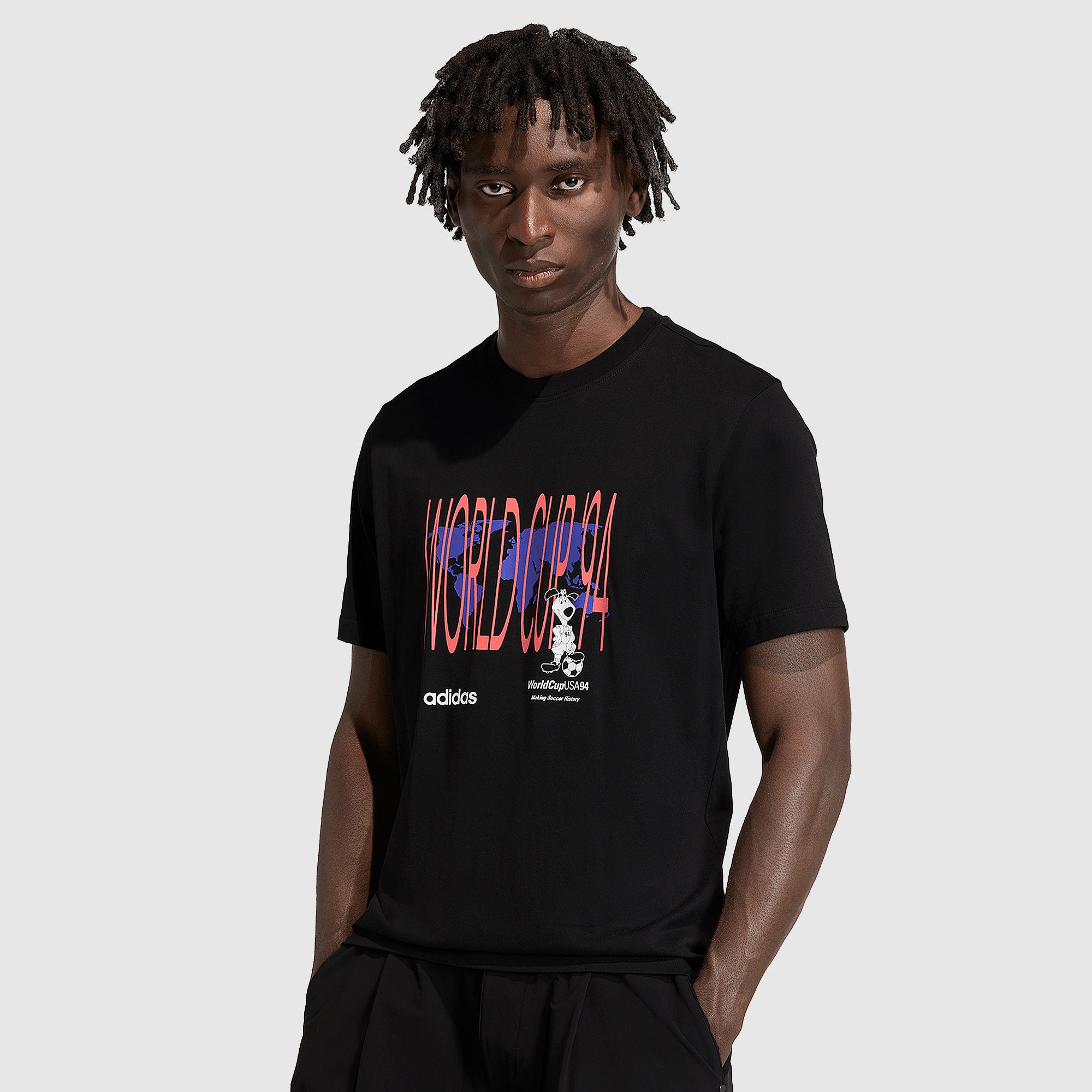 adidas Originals Archive World Cup 94 Graphic T-Shirt - Black