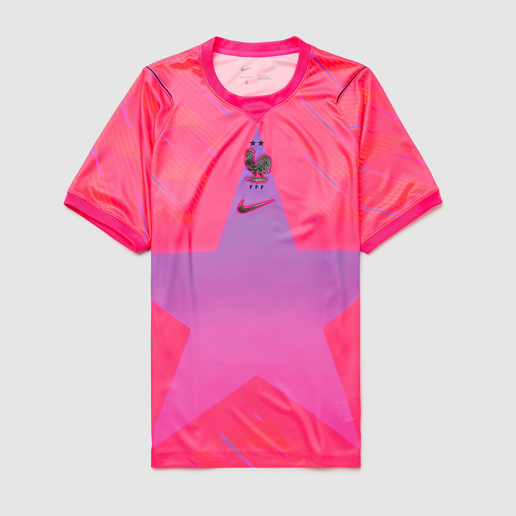 FLUSS needle punch football shirts 花柄 Nike France 2026 Dri-FIT Stadium Goalkeeper Shirt - Hyper Pink