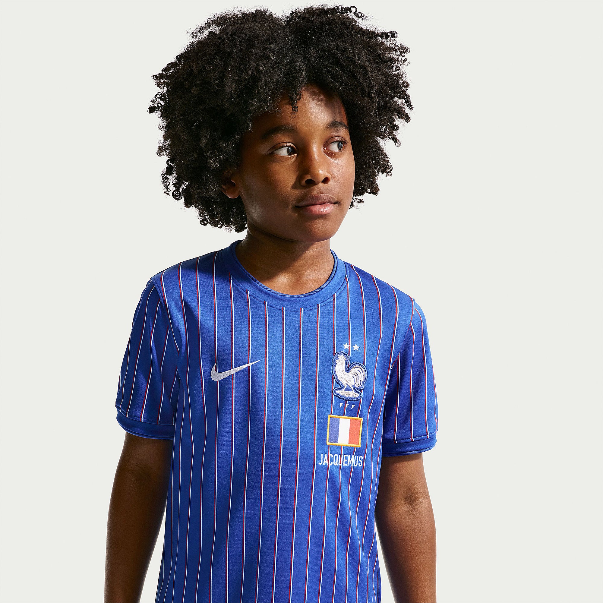 Nike France 2026 Kids Dri-FIT Pre-Match Shirt - Game Royal