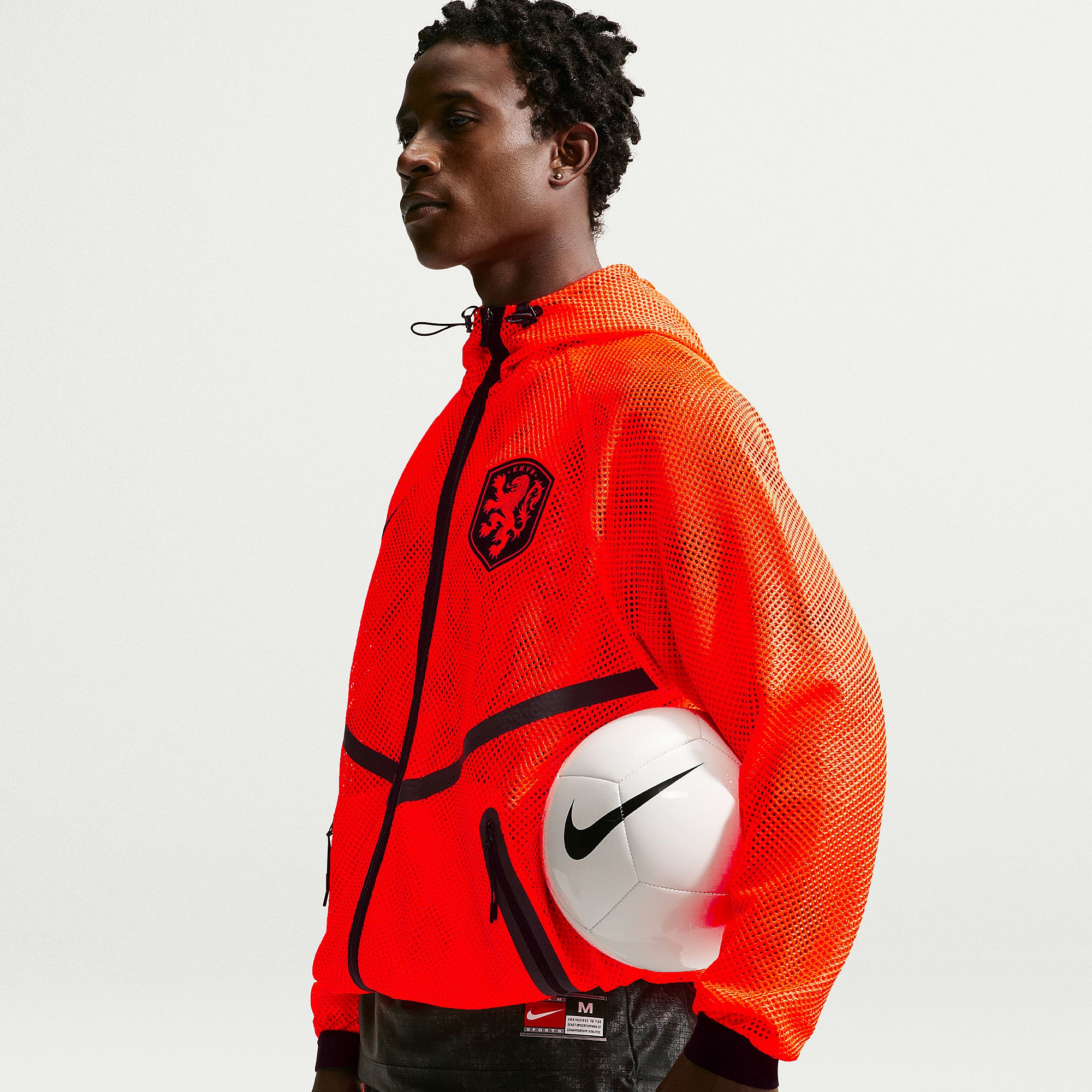 Nike Netherlands 2026 Dri-FIT Jacket - Hyper Crimson/Black/Black