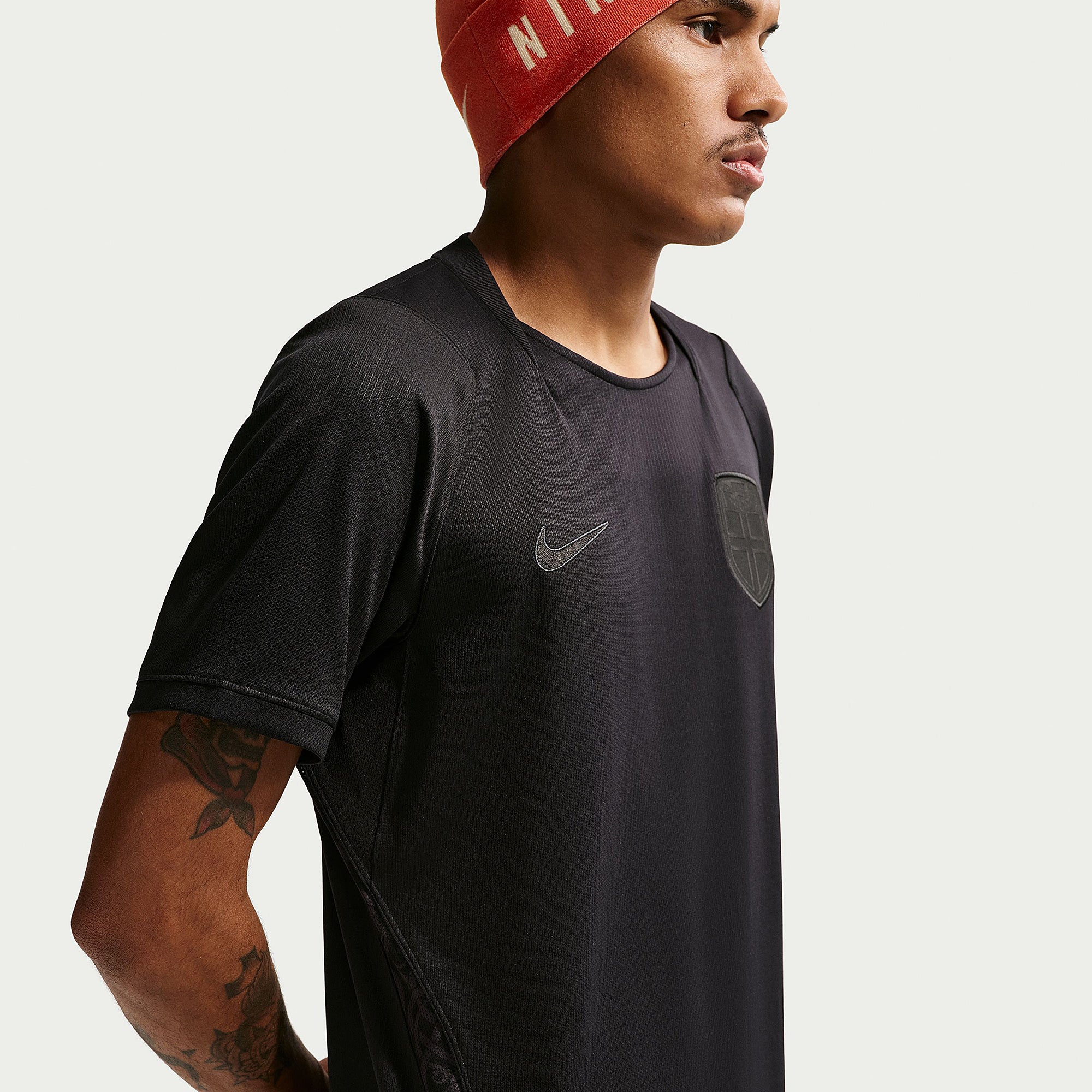 Nike Norway 2026 Dri-FIT Stadium Away Shirt - Black/Black/Black