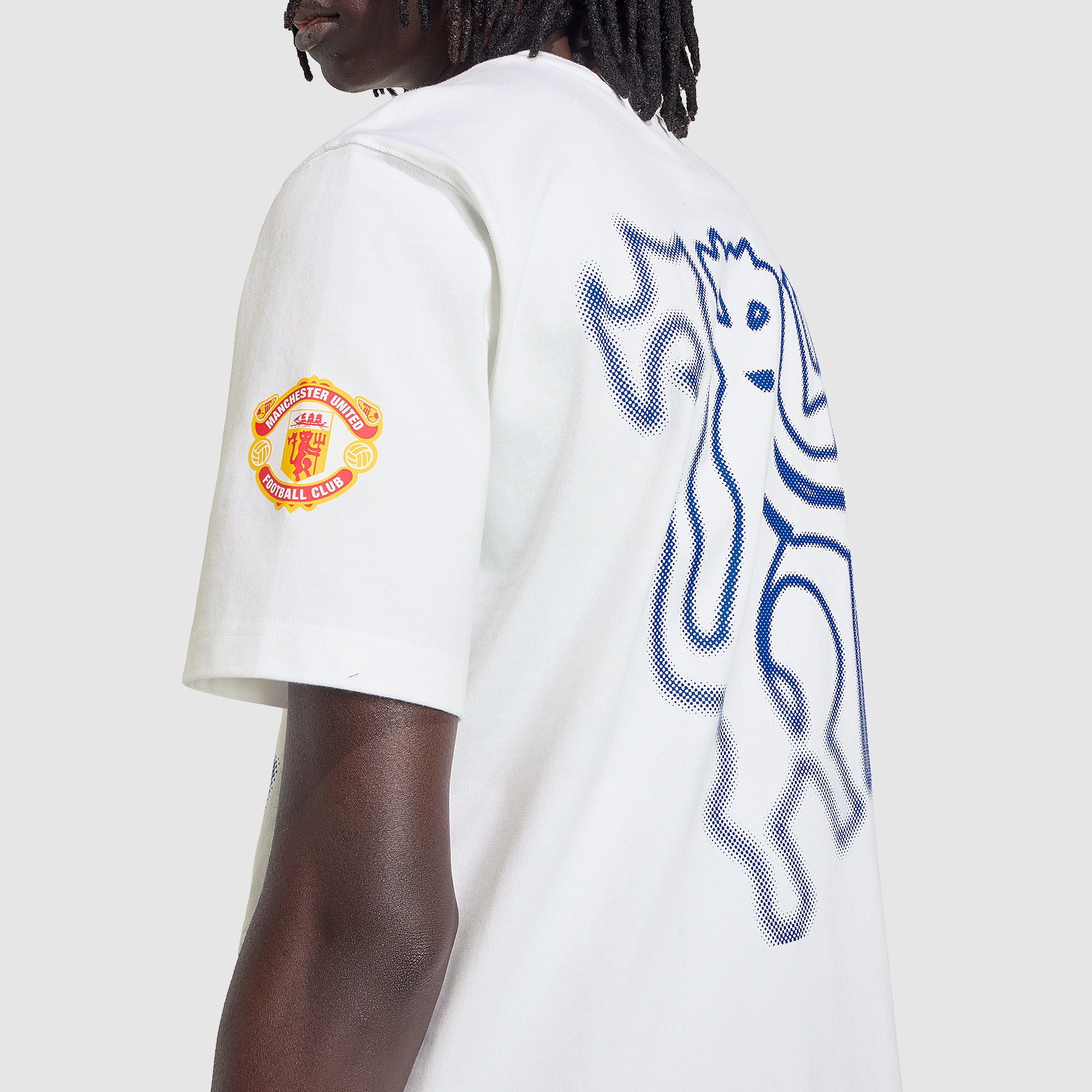 adidas Originals Manchester United 1990 T-Shirt - White - Mens Replica