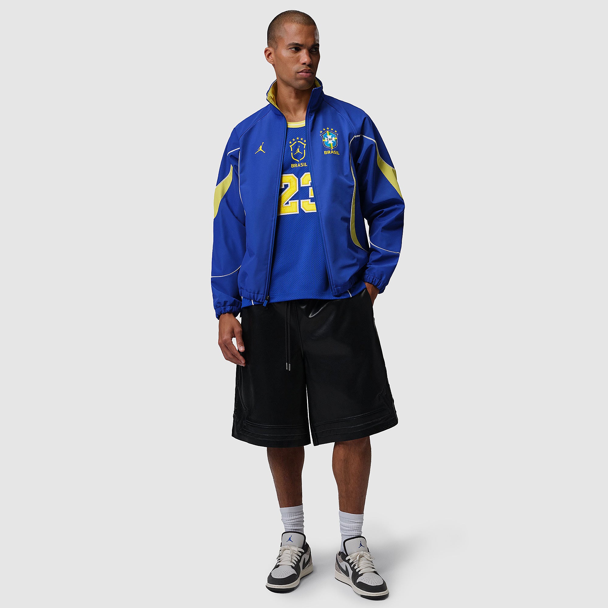 Jordan x Brazil 2026 Anthem Jacket - Old Royal/Yellow Pulse/White