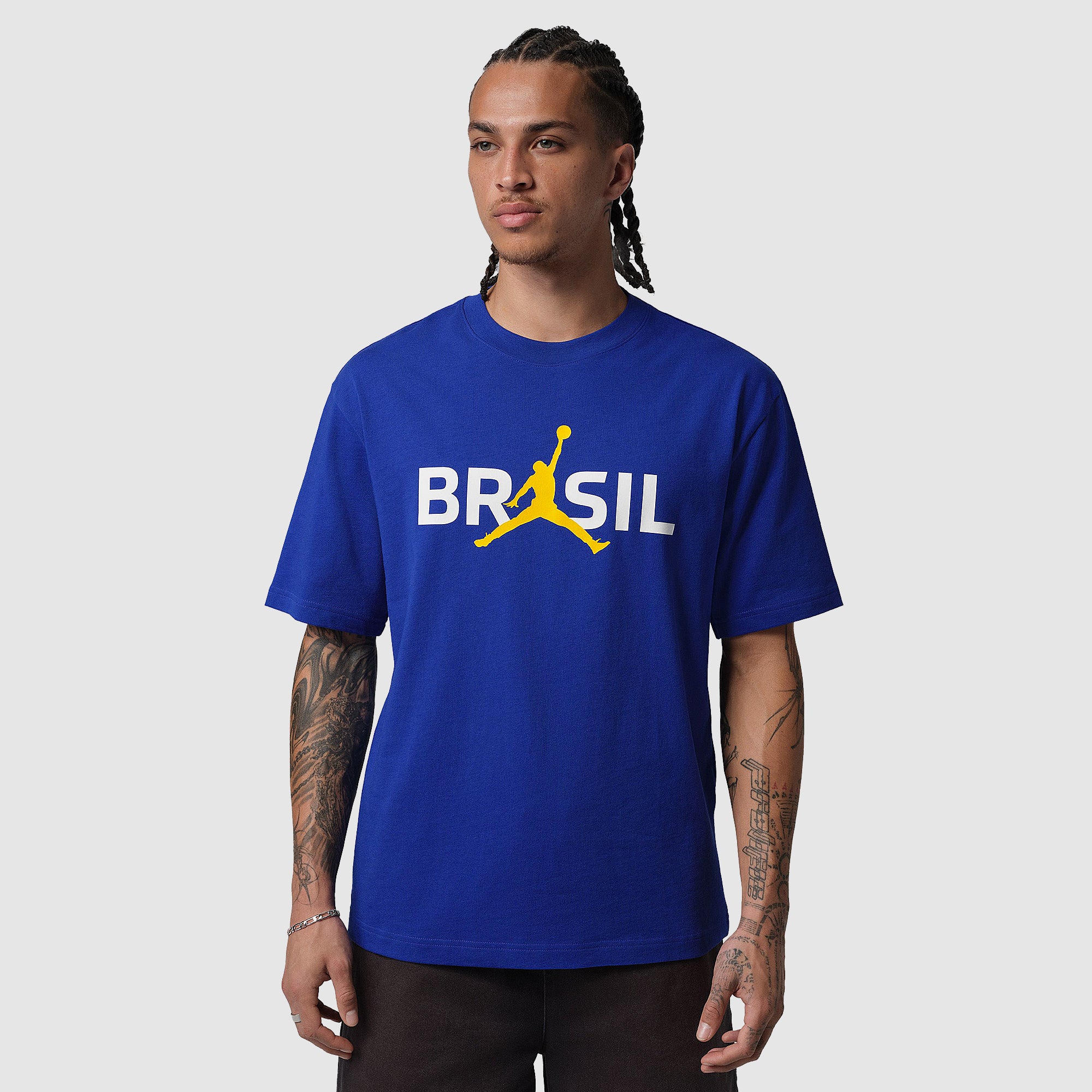 Jordan x Brazil 2026 Air Jordan 85 T-Shirt - Old Royal - Mens Replica
