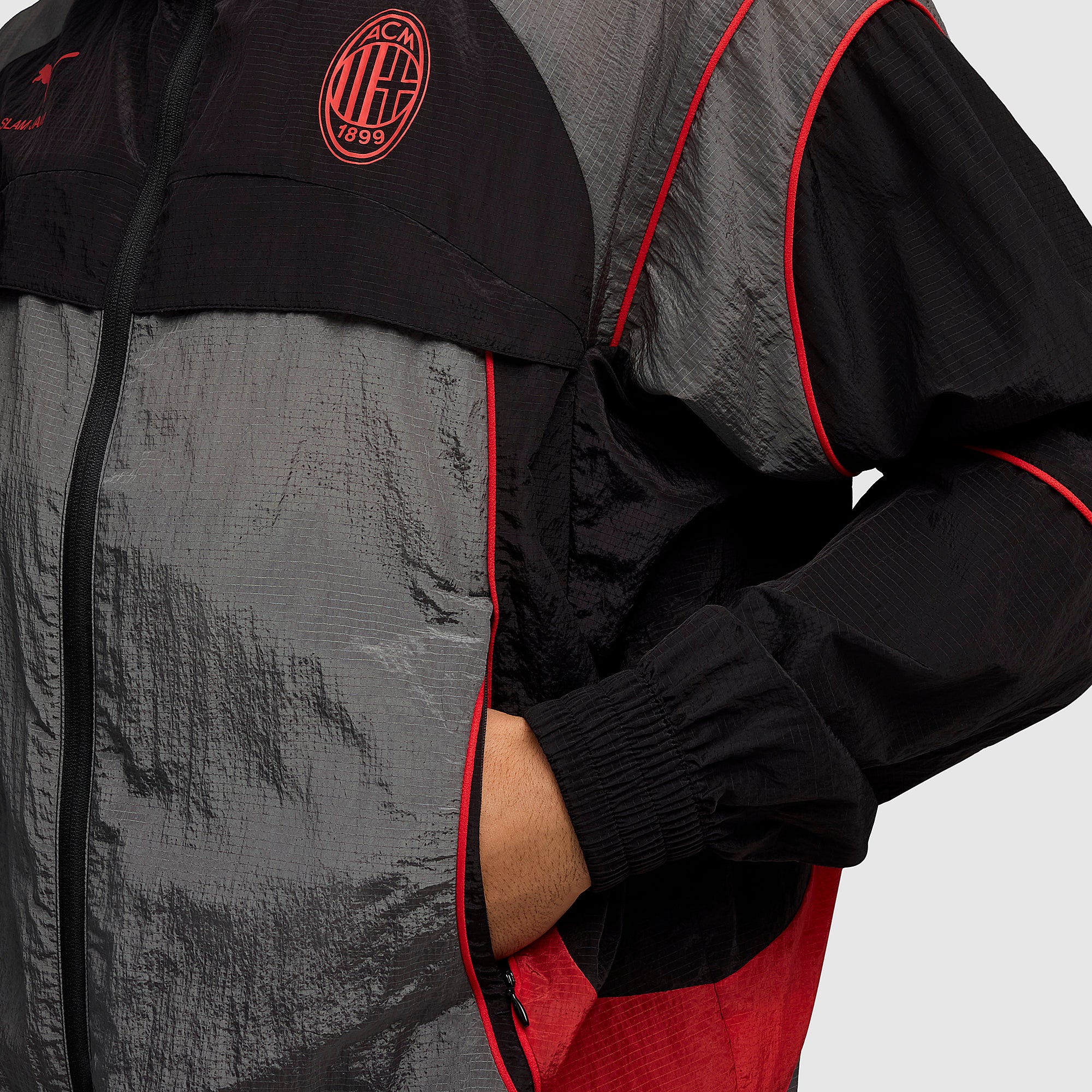 Puma AC Milan 25/26 x Slam Jam Jacket - Puma Black/Flat Medium