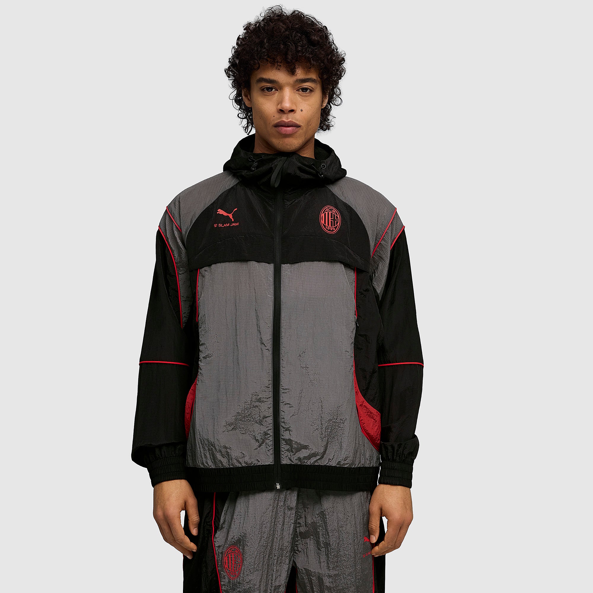 Puma AC Milan 25/26 x Slam Jam Jacket - Puma Black/Flat Medium