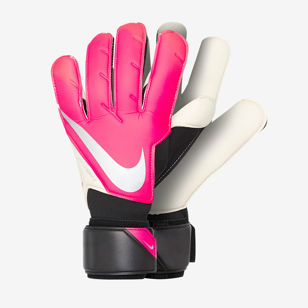 Nike GK Vapor Grip 3 - Pink Blast/Black/Metallic Silver - Flat