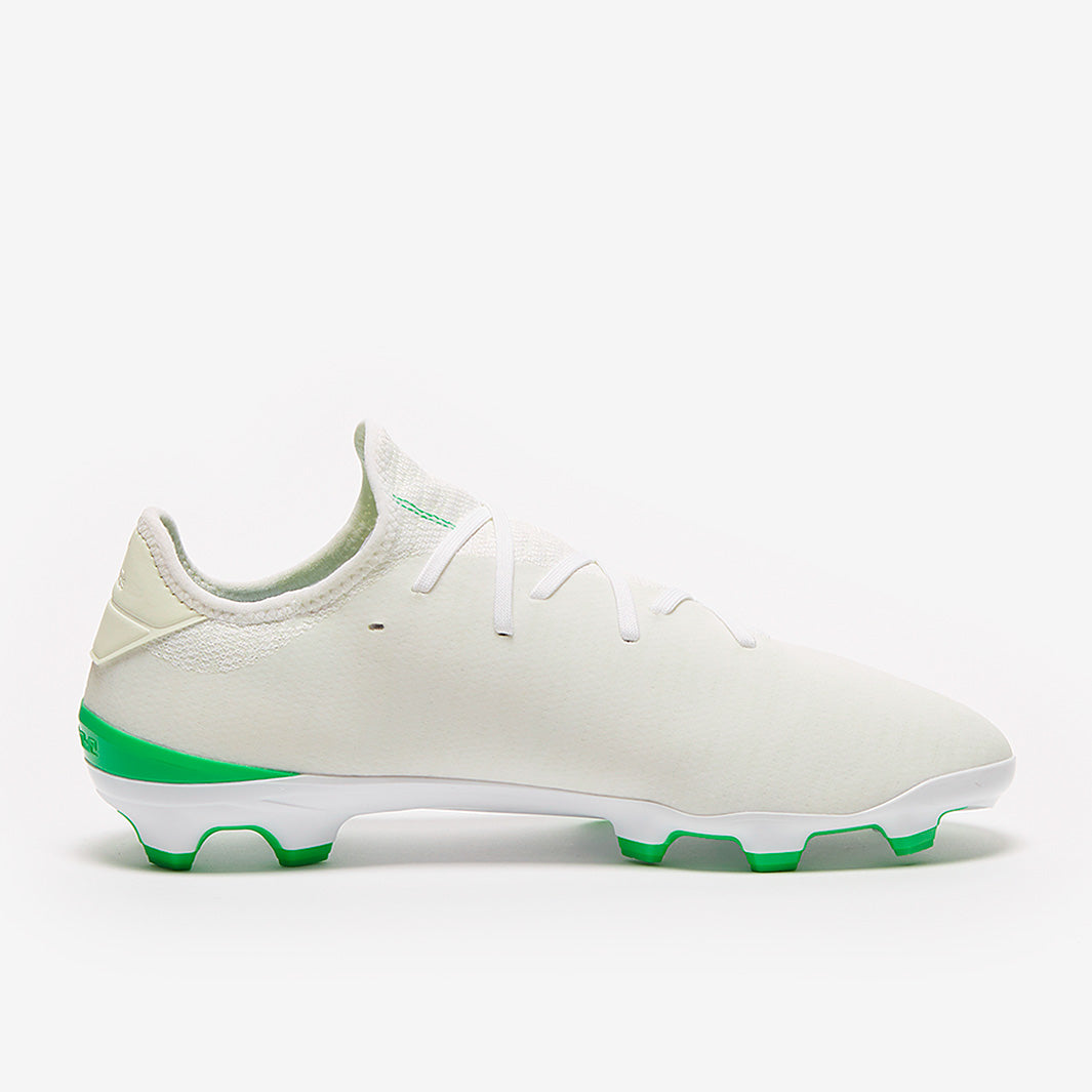 adidas Gamemode FG - White/Semi Screaming Green/Core White-Mens Boots