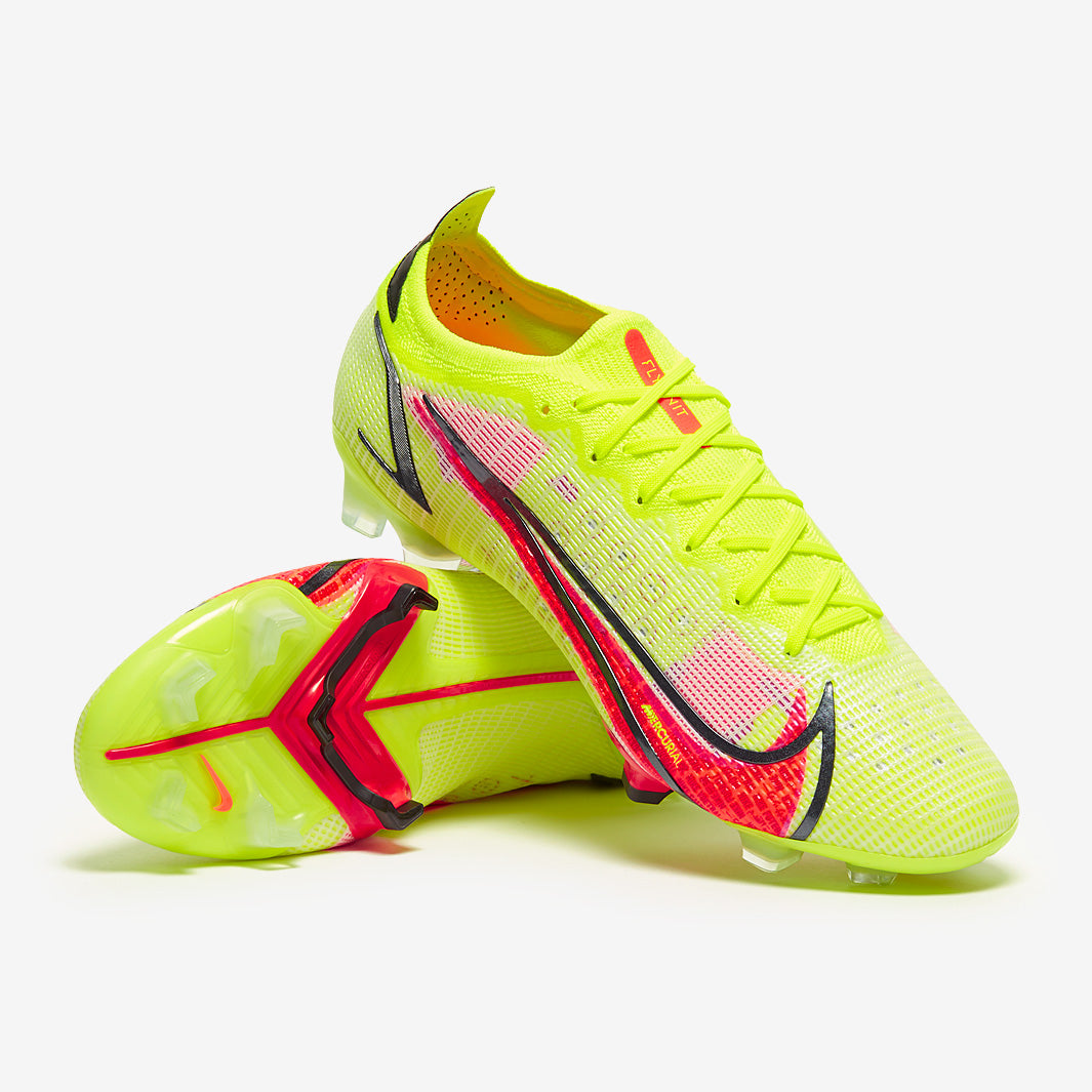 27cm Nike Vapor 14 サッカーシューズ ネオンイエローFG Nike Mercurial Vapor XIV Elite FG - Volt/Bright Crimson/Black