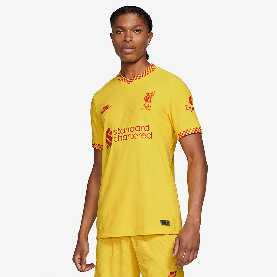 Nike Liverpool 21/22 Third Vapor Match SS Shirt - Chrome Yellow
