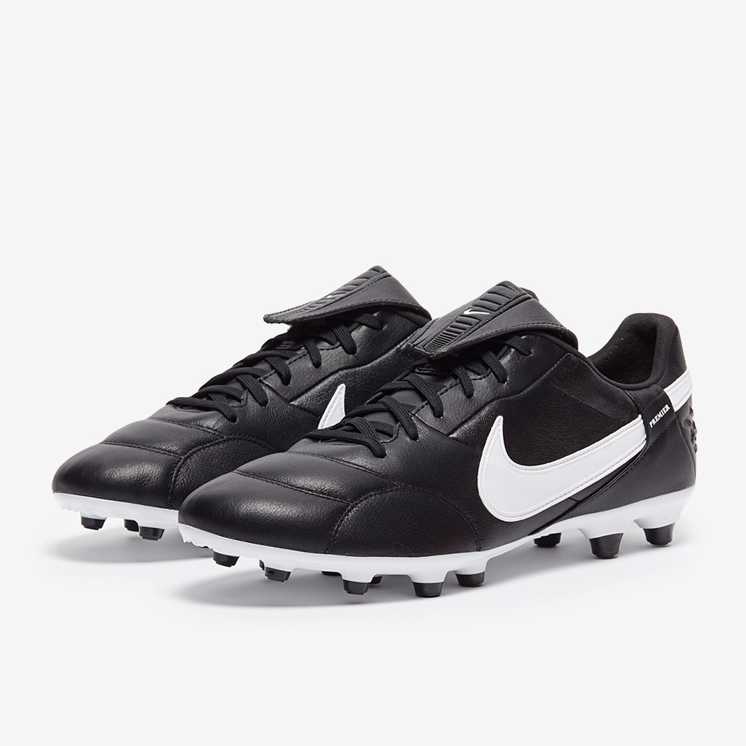 Nike The Premier III FG - Black/White - Mens Boots