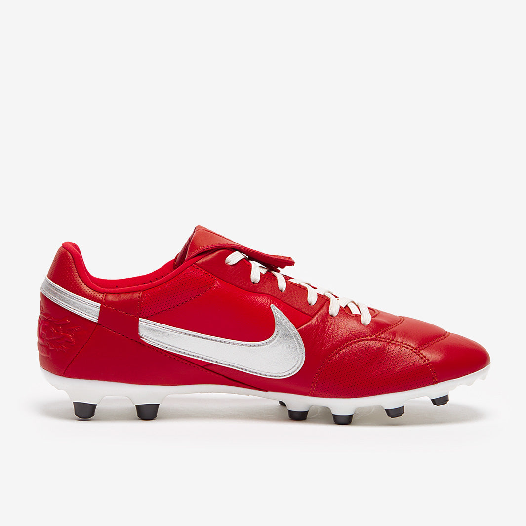 Nike The Premier III FG - Cinnabar/Metallic Silver/University Red