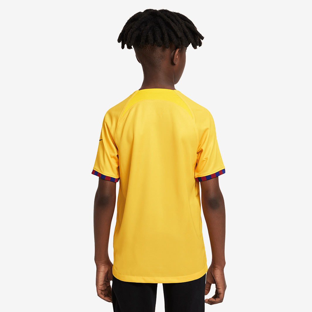 Nike Kids FC Barcelona 23/24 4th Dri-Fit Stadium Shirt-Amarillo