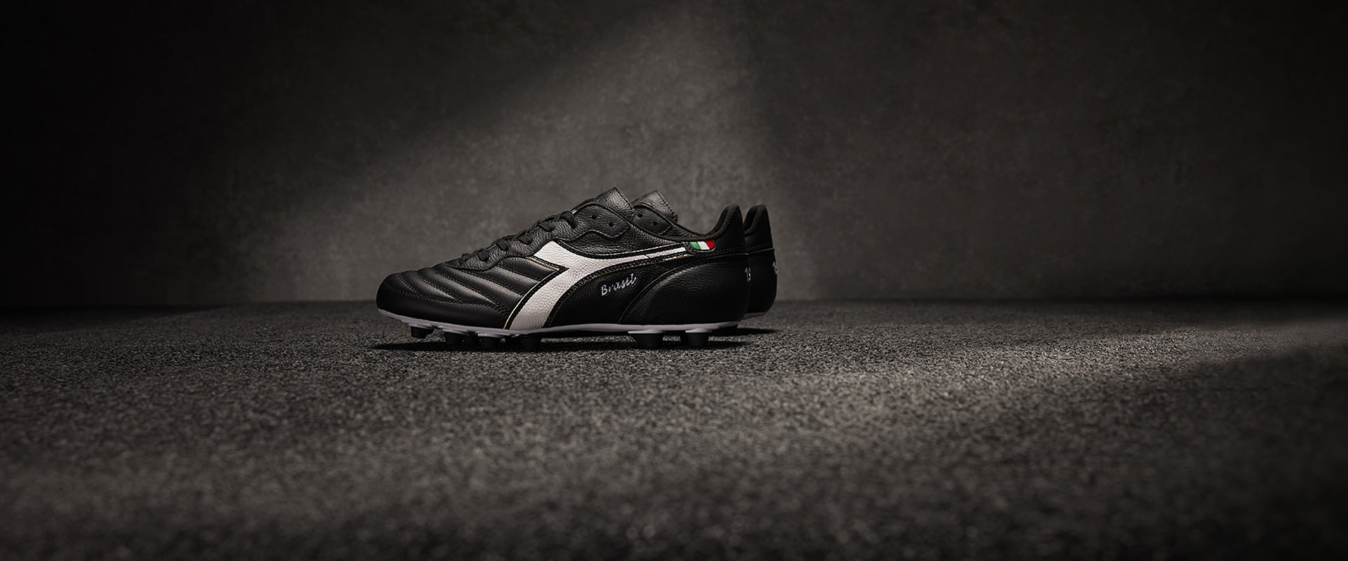 シューズ diadora brasil SC Diadora Brasil Made In Italy OG LT + MDPU - Black/White - Mens Boots