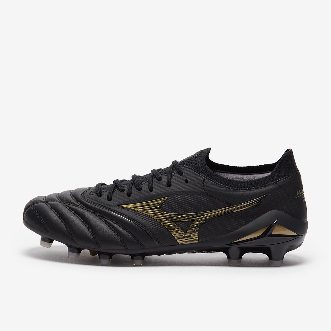 Mizuno Morelia Neo 4β ブラック/ゴールド Mizuno Morelia Neo IV Beta Made In Japan FG - Black/Gold - Mens Boots