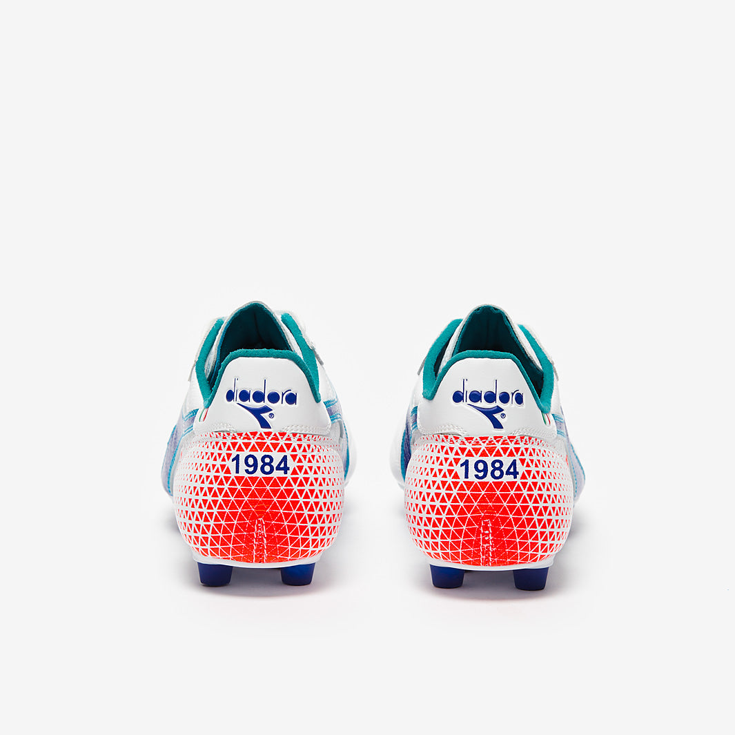 Diadora Brasil Made in Italy OG FG - White/Navy - Mens Boots