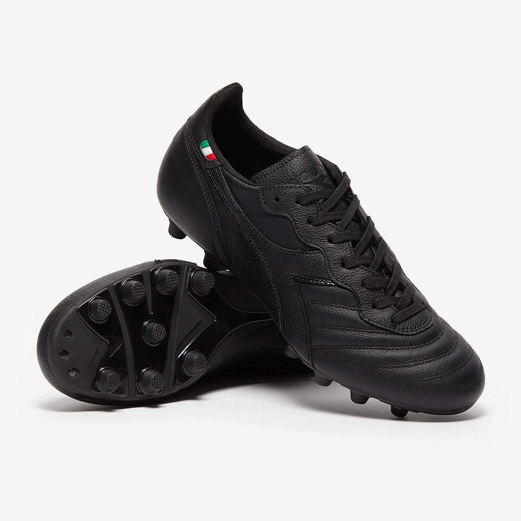 シューズ diadora brasil SC Diadora Brasil Made In Italy OG LT + MDPU - Black/White - Mens Boots