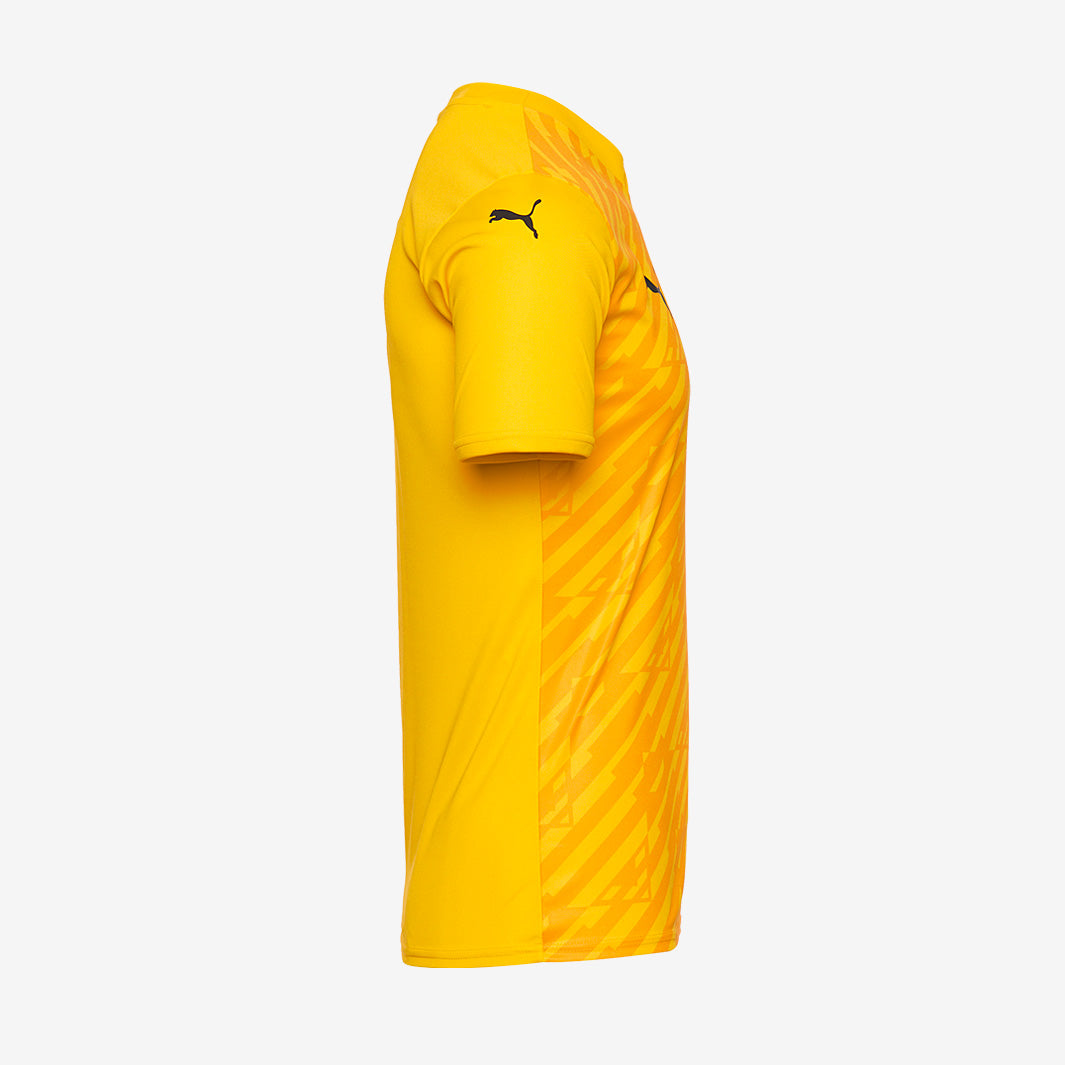Puma イエロー クラブチームシャツ Puma Team Cup Ultimate SS Shirt - Cyber Yellow - Mens Football