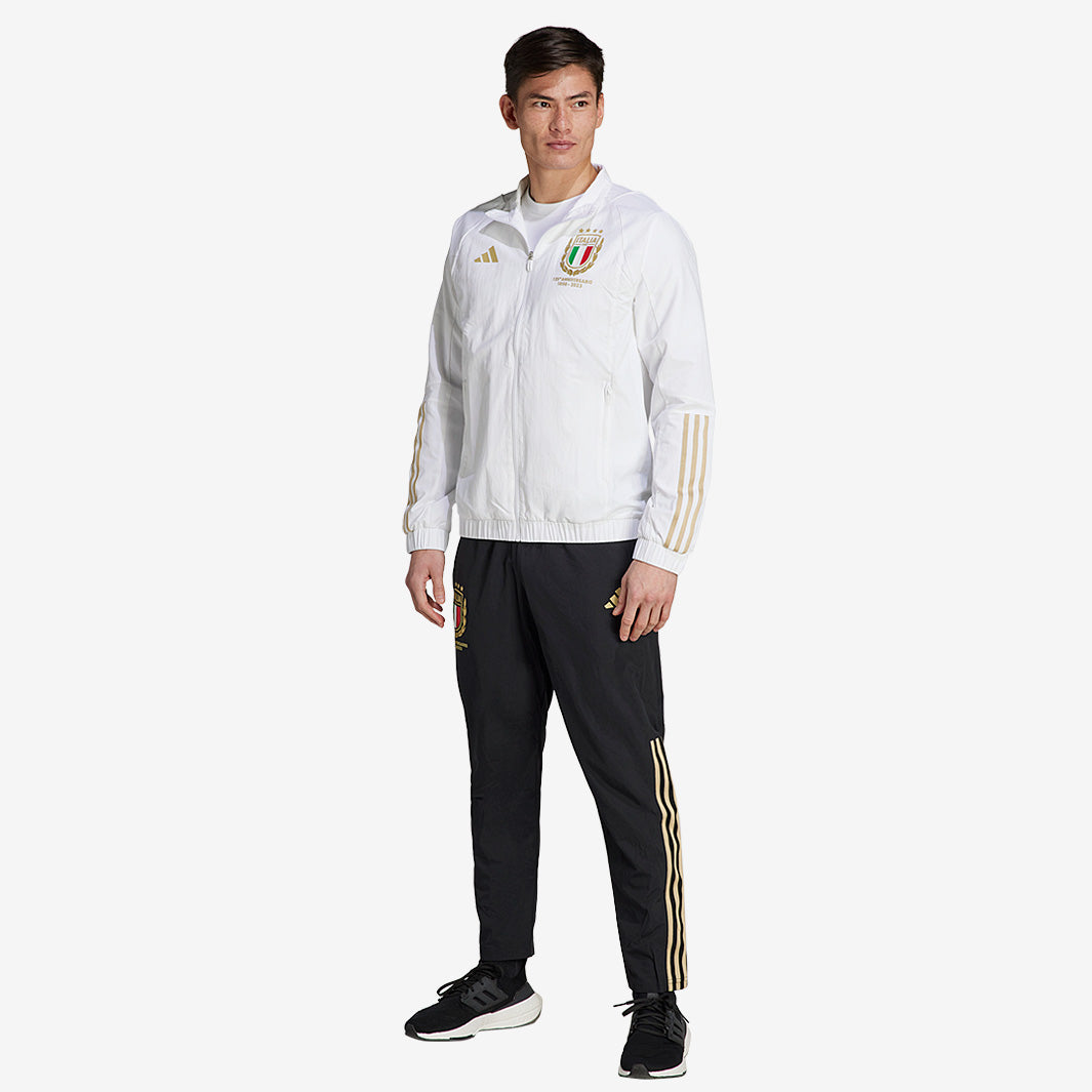 adidas Italy 125th Anniversary Pant - Black - Mens Replica