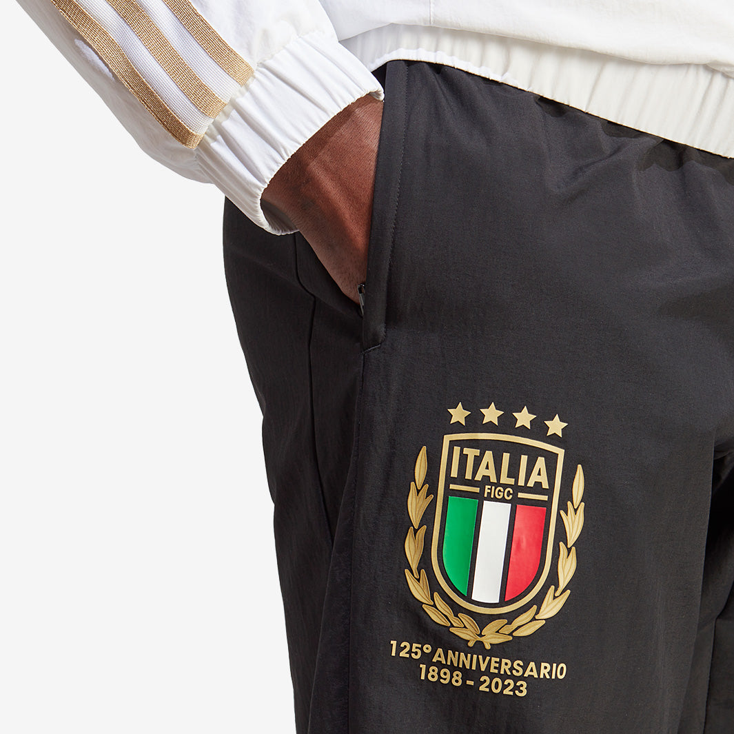adidas Italy 125th Anniversary Pant - Black - Mens Replica