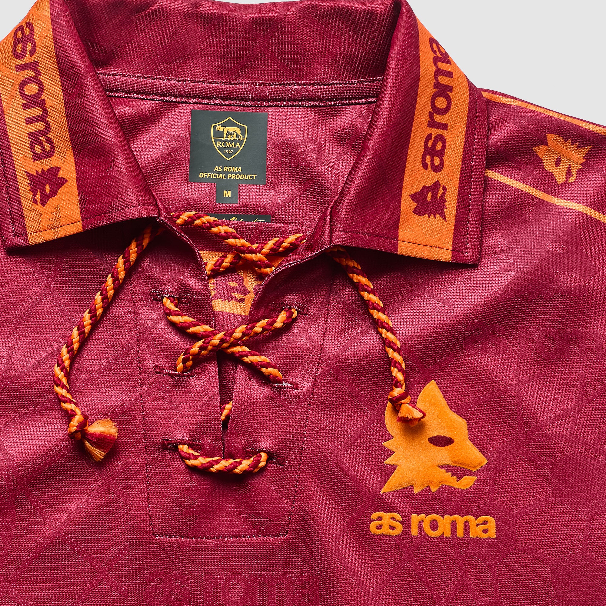 Copa Football AS Roma 1994-95 Retro Shirt - Burgundy - Mens Replica